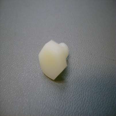 SCREW M8 X 10 HEX HD NYLON