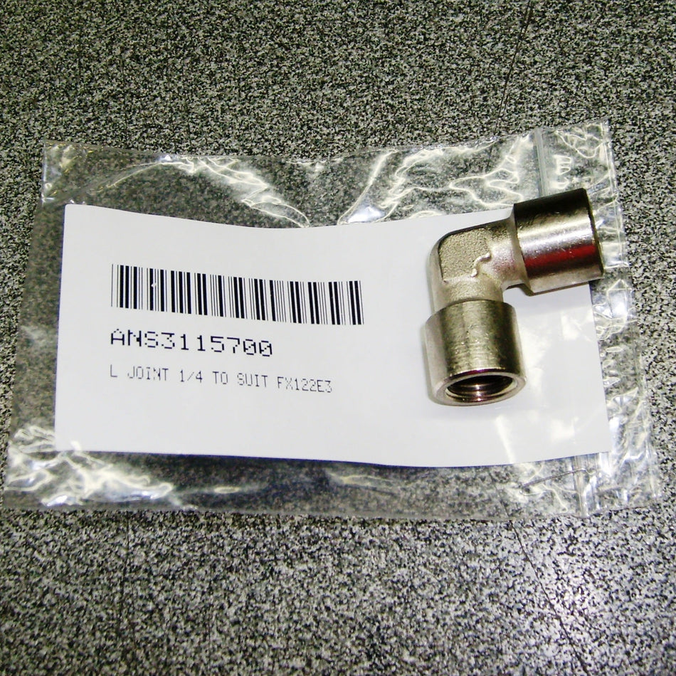 L JOINT 1/4 TO SUIT FX122E3
