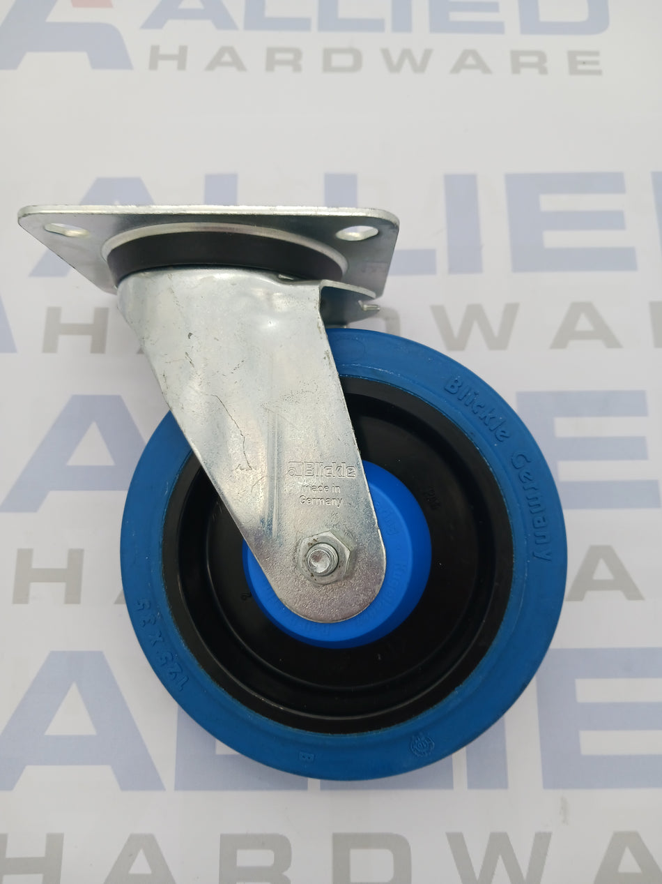 CASTOR 125 BE RUBBER SWIVEL BOLT HOLE ZP