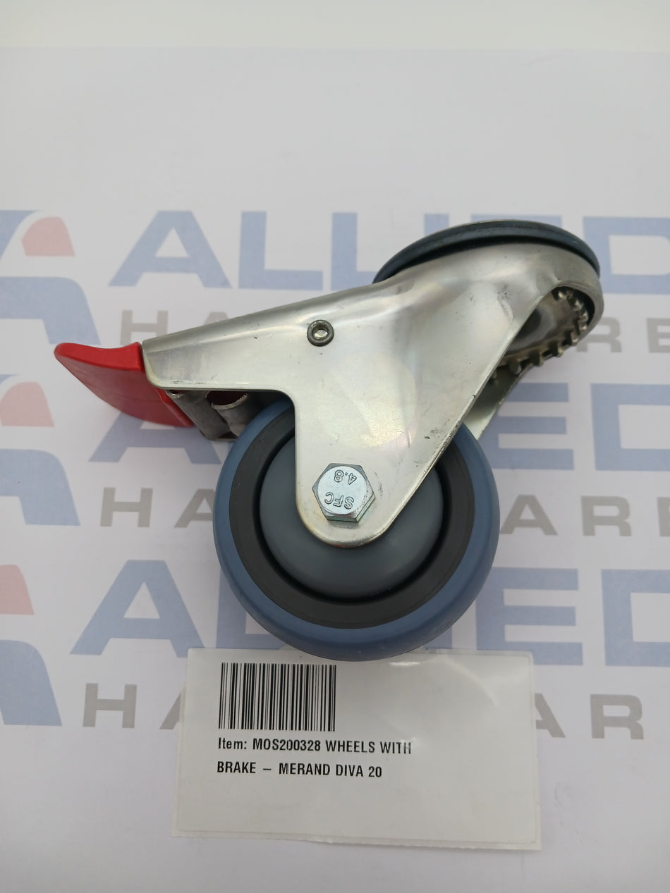 WHEELS WITH BRAKE - MERAND DIVA 20