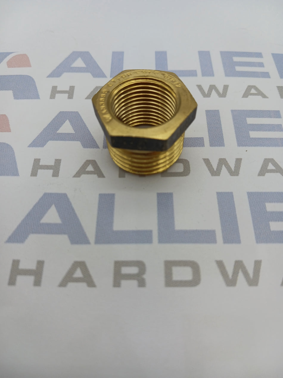 BUSH REDUCING BRASS 15MM X 10MM