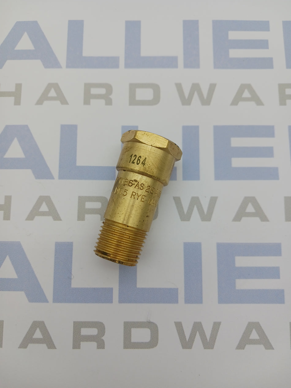 MINIDUAL CHECK VALVE MALE/FEM BRS 15MM BRASS